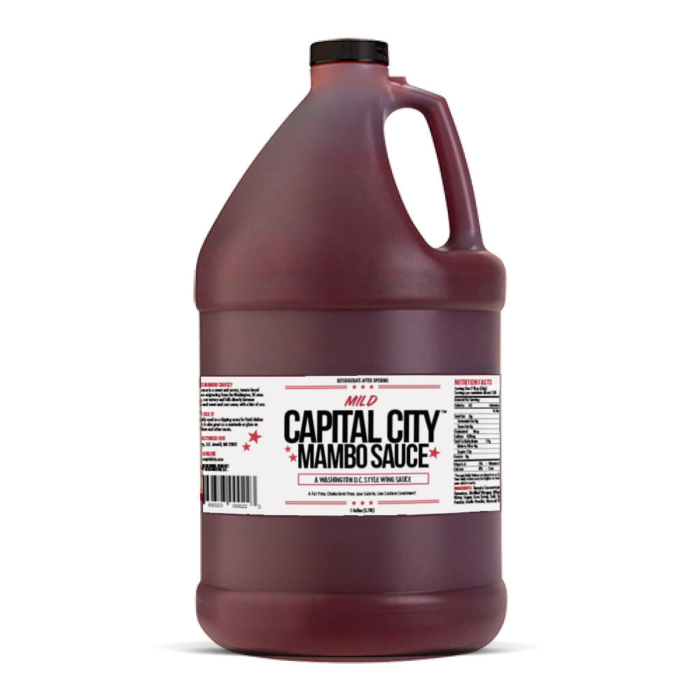Capital City Co (2) 12-oz & (2) 2-oz Bottles Mambo Sauce ,Combo